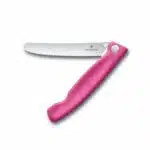 Folding Steak Knife Pink - Serrated Edge - Victorinox