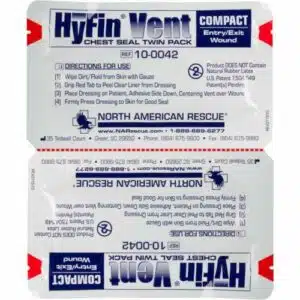 HyFin® Vent Compact Chest Seal - Twin Pack