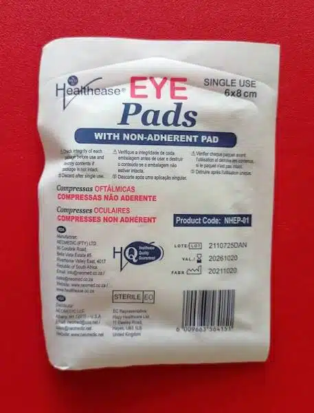 Eye Pad Dressing -sterile (single)