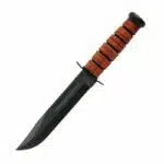 KA-BAR USMC Knife w/Leather Sheath