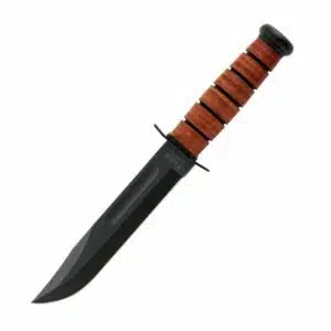 KA-BAR USMC Knife w/Leather Sheath