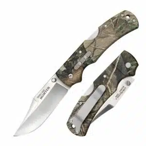 Double Safe Hunter Camo knife w/metal clip - Cold Steel