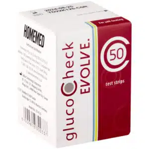 Blood Glucose Test Strips (50s) - GlucoCheck Evolve
