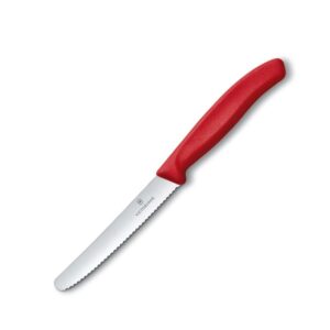 Swiss Classic Steak Knife - Red (serrated)
