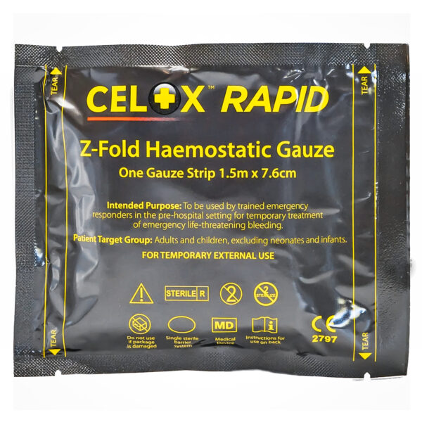 CELOX Rapid Haemostatic Gauze