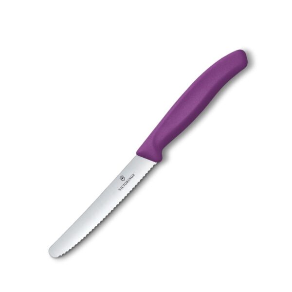 Swiss Classic Steak Knife - Purple (serrated) - Victorinox