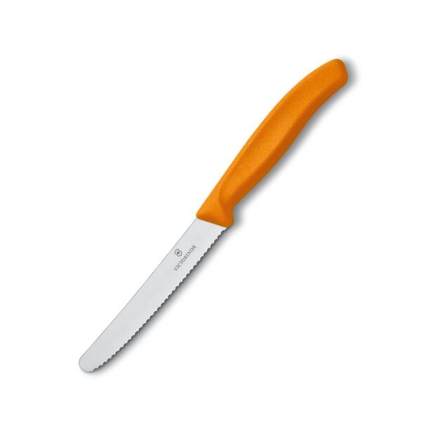 Swiss Classic Steak Knife - Orange (serrated) - Victorinox