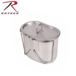 Canteen Cup w/Lid (Stainless Steel) - Rothco