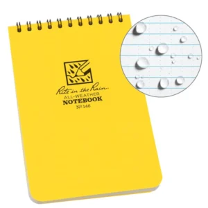 Top Spiral Notebook 4x6 (Yellow) - Rite In The Rain
