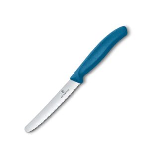 Swiss Classic Tomato/Table Knife - Blue (serrated) - Victorinox