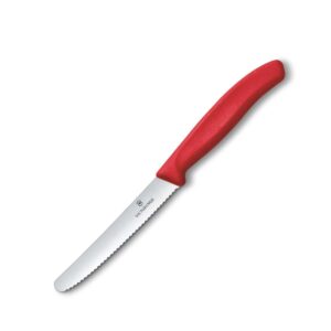 Swiss Classic Tomato/Table Knife - Red (serrated) - Victorinox