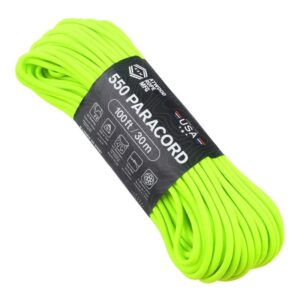 550 Paracord - Neon Green - atwood
