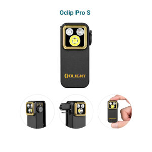 Oclip PRO S - Black (600Lm) - Olight