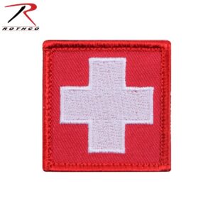 White Cross Embroidered Morale Patch - Rothco