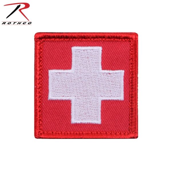 White Cross Embroidered Morale Patch - Rothco